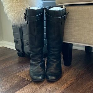Enzo Angiolini Leather Riding Boots